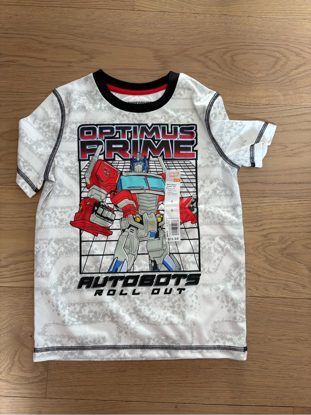 Jumping Beans Transformers graphic tshirt - size 6